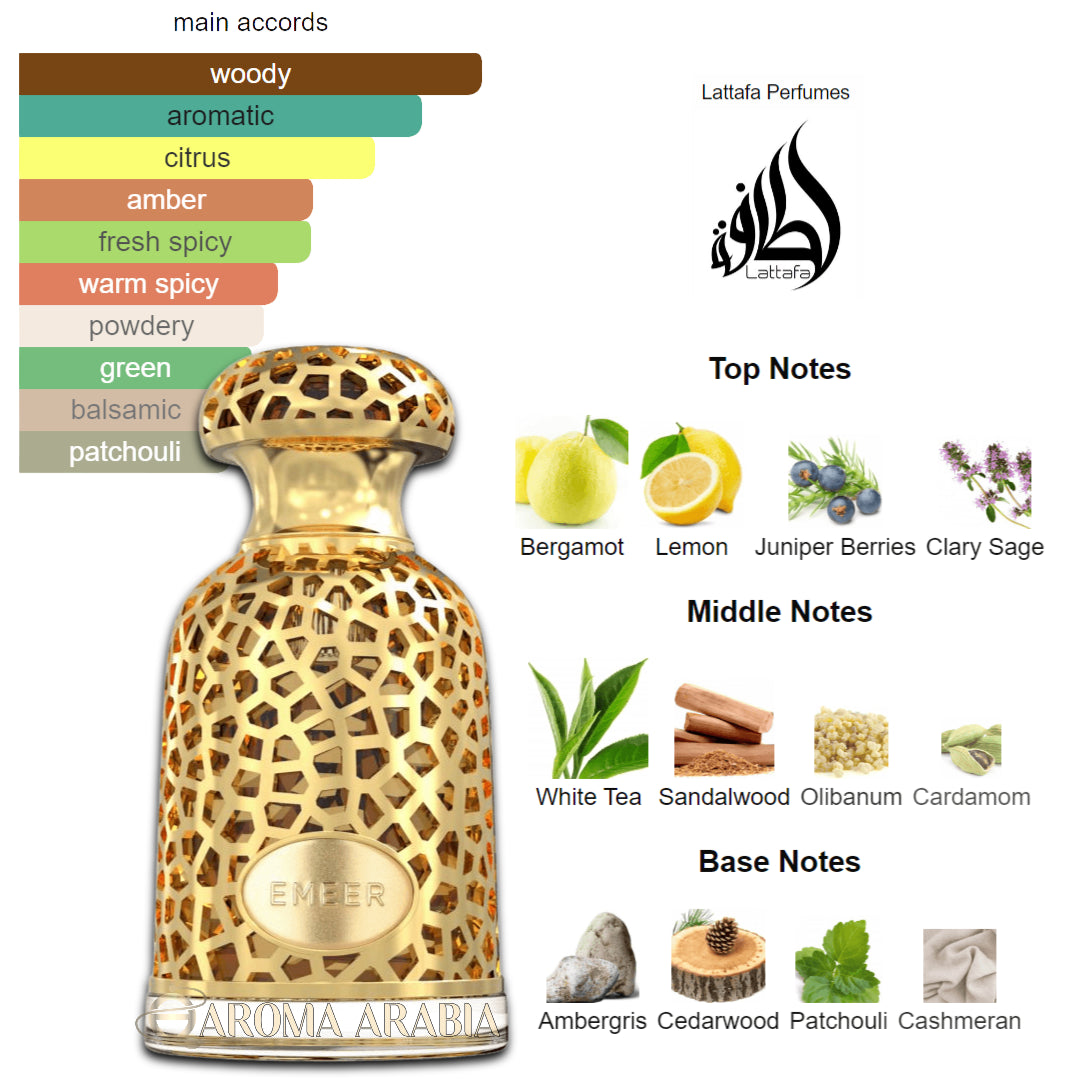 Lattafa Emeer Eau De Parfum 100ml