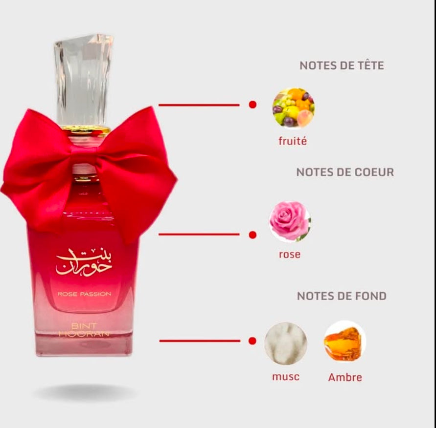 Ard Al Zaafaran Bint Hooran Rose Passion Eau de Parfum 100ml